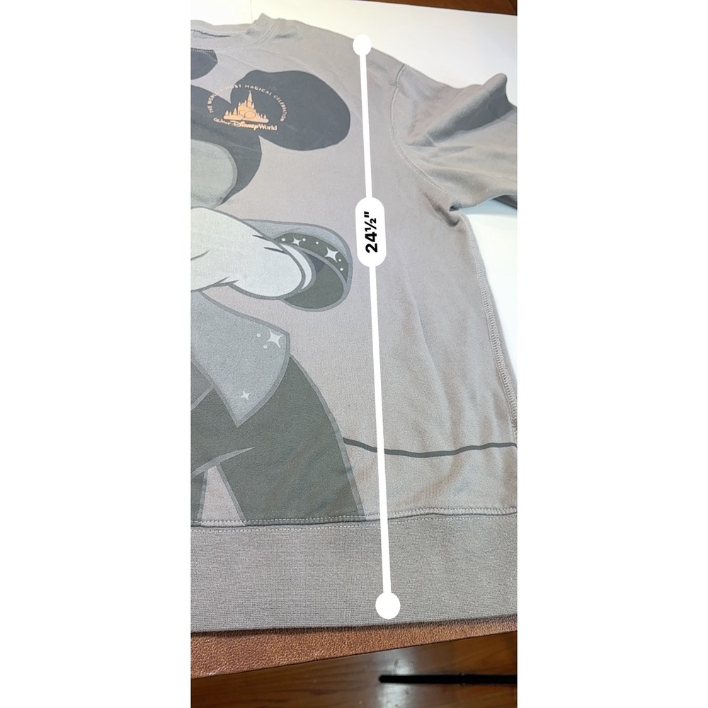 Disney Parks Walt Disney World 50th Anniversary Mickey Mouse Gray T-Shirt XL - Picture 7 of 9